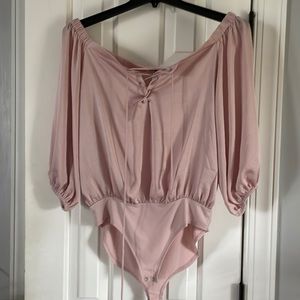 Express off the shoulder bodysuit